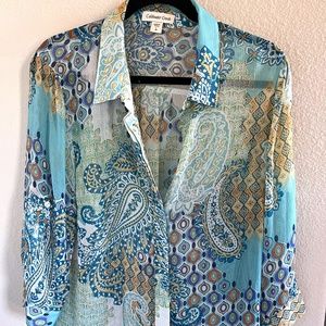 Coldwater Creek sheer blouse